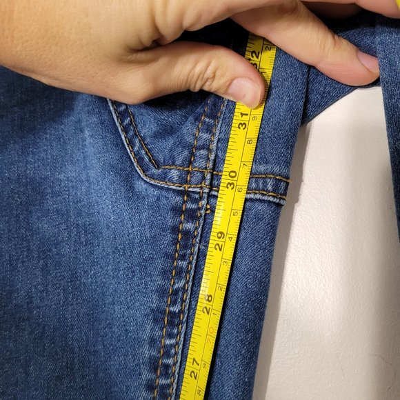 Pretty Little Thing Denim Blue Jeans Skinny Stretch Plus Size Womens 1X Casual - Picture 8 of 13